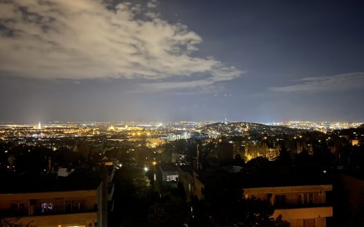 Panorámás kétszintes loft hangulat, 52+20 m² – madárcsicsergés reggel, Budapest fényei este, a város – ingatlandetektor.hu